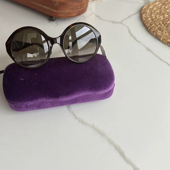 Gucci 
54mm Round Sunglasses - Picture 4 of 12
